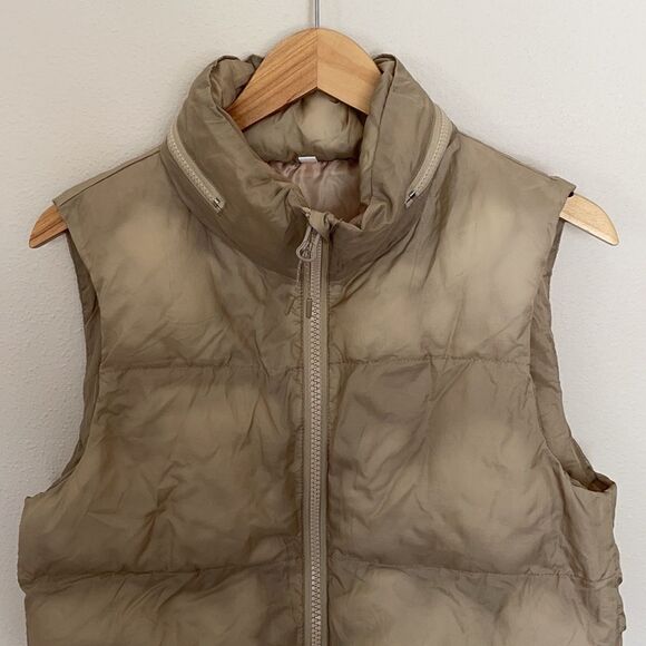 Vintage cropped puffer vest Women's Lightweight Vest size XS - Picture 2 of 4
